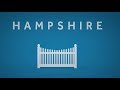 Hampshire Vinyl Picket Fence Installation