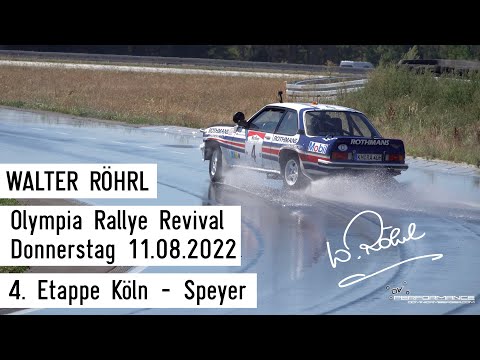 Walter Röhrl Olympia Rallye Revival 2022 Donnerstag 11.08.2022 4. Etappe
