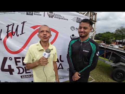 4° Festival de Pesca em Araguaiana de 2025 realizado sabado dia 20 de setembro