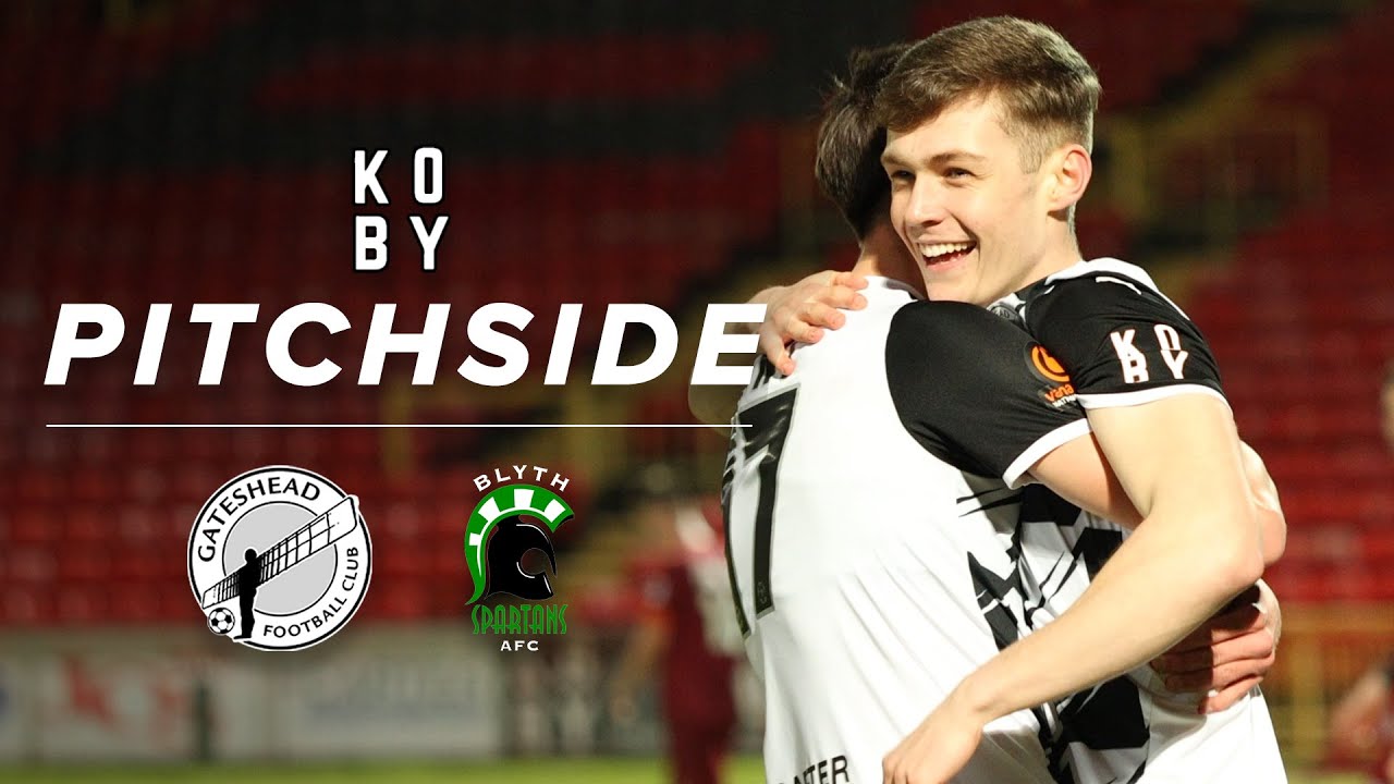 Derby day scenes as Heed defeat Spartans | Gateshead 3-0 Blyth Spartans | KING KOBY PITCHSIDE