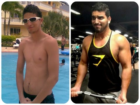 Mi sorprendente transformacion de flaco a musculoso