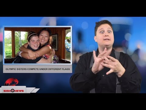 Olympic sisters compete under different flags (ASL - 1.26.18)