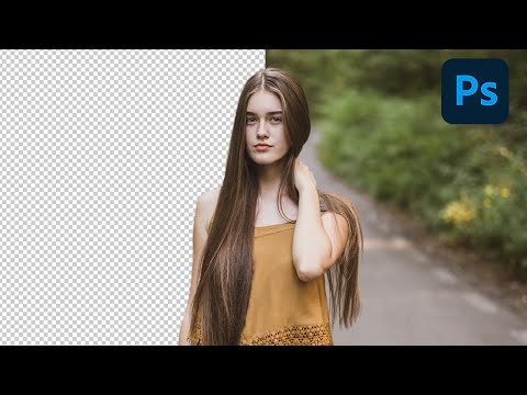 How to Extract Hair with Select and Mask in Photoshop