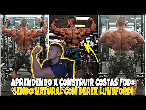 ✅REACT DEREK LUNSFORD'S BACK WORKOUT | LEARN HOW TO GET TO THIS LEVEL BEING NATURAL😂