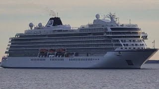 Cruise ship M/S Viking Vela arriving to Tallinn