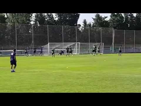 Espectacular Golazo de Aguirre en el Entrenamiento del Zaragoza