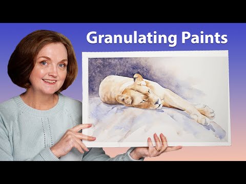 How to use Granulating Paints: Watercolour Tips for Beginners