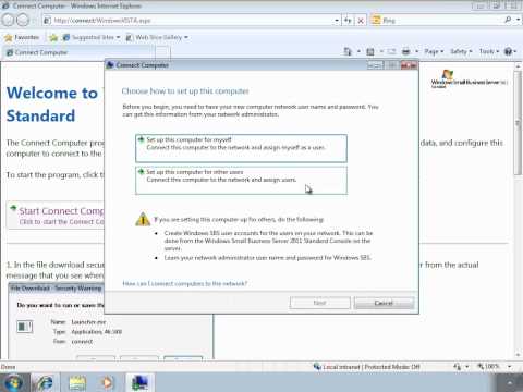 SBS 2011 Standard Learning Bites - Connect Computer.wmv