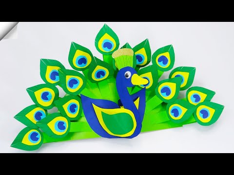 DIY paper crafts Paper toy Peacock