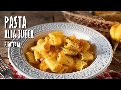PASTA ALLA ZUCCA RISOTTATA (CREMOSISSIMA senza panna!) fatta in casa | Marianna Pascarella