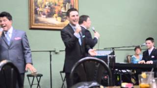 Declaration sings I Stand Upon the Rock of Ages