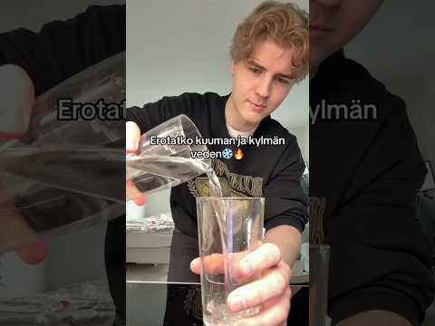 Erotatko kuuman ja kylmän veden toisistaan?❄️🔥