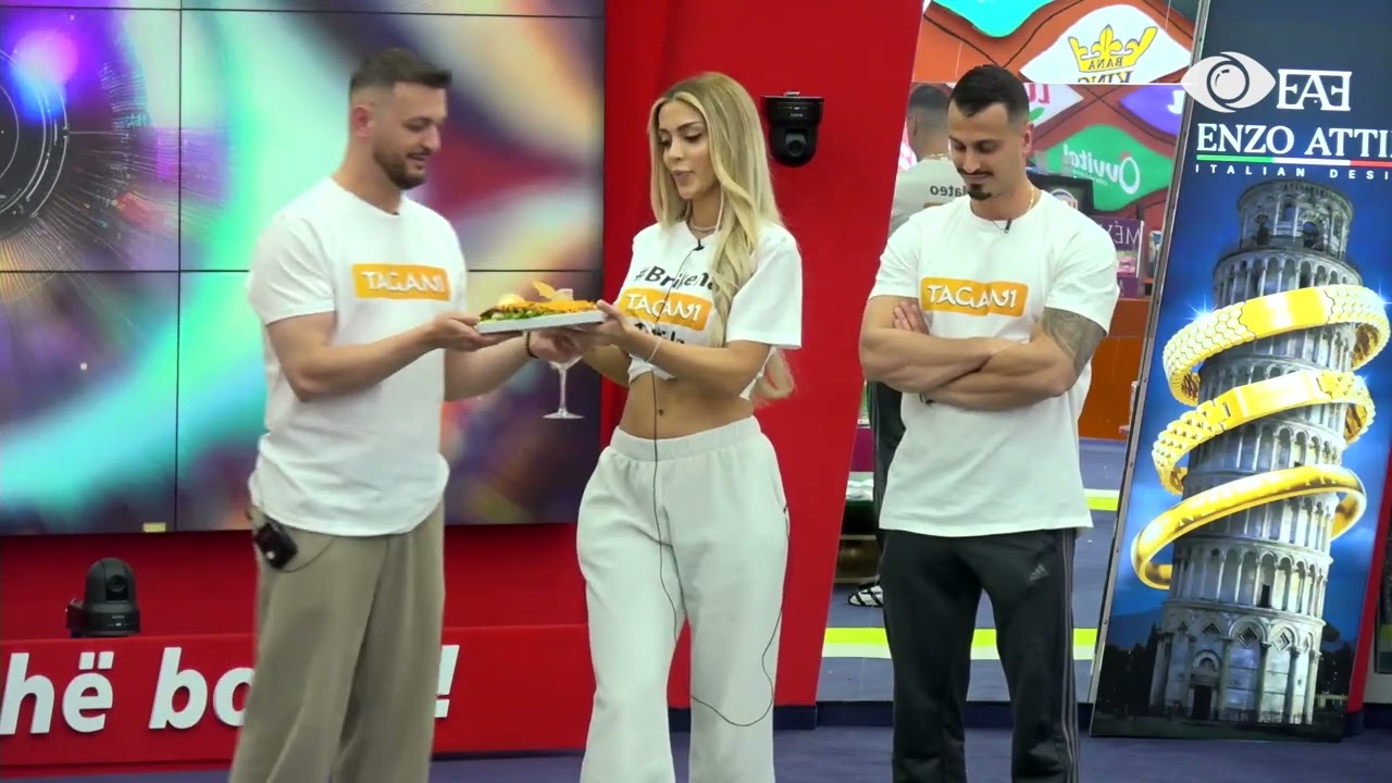 Brikena, Mateo dhe Shëndriti prezantojnë pjatën e tyre për sfidën