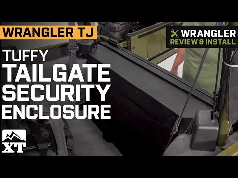 Jeep Wrangler TJ Tuffy Tailgate Security Enclosure (1997-2006) Review & Install