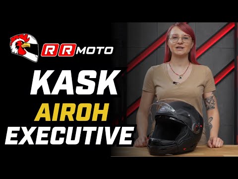 AIROH EXECUTIVE - kask przepinaną szczęką do tyłu