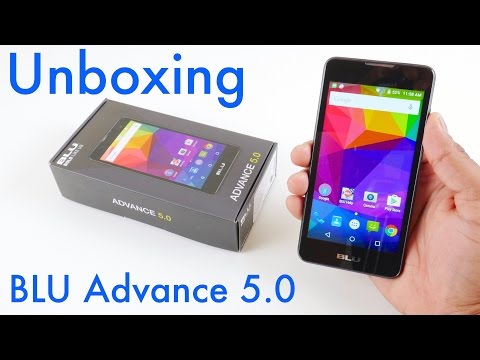 BLU Advance 5.0 Unboxing and Setup