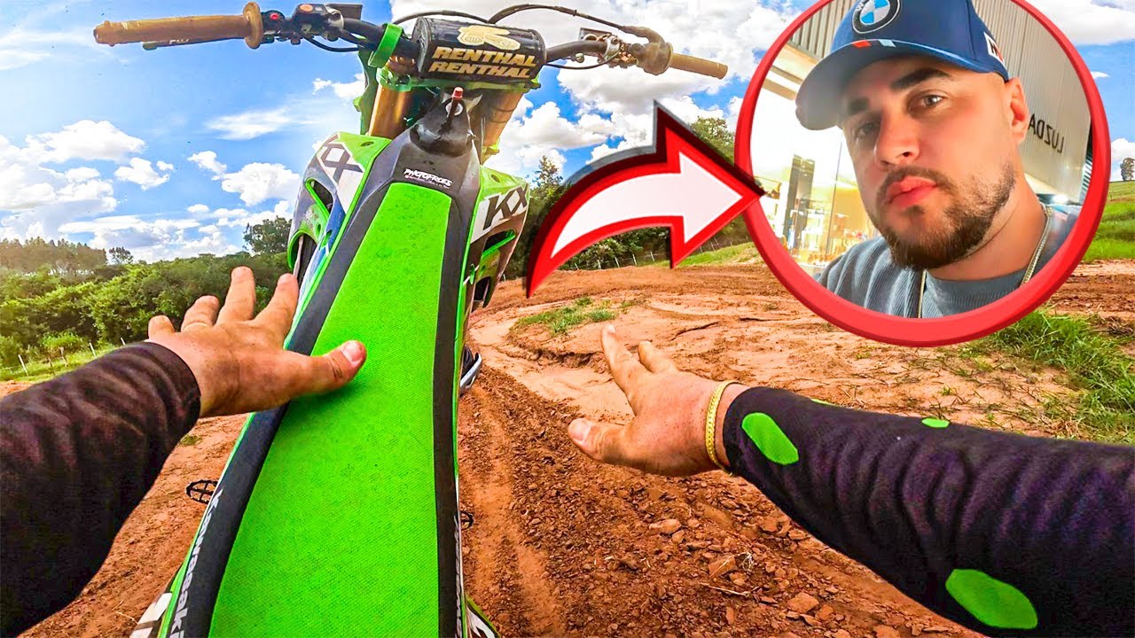 ME ASSUSTEI COM O NAM BMX ANDANDO DE MOTO NA PISTA DA FAZENDA