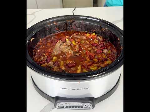 Award winning crockpot chili