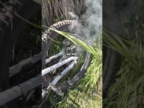 Cooking a steak with bike brakes 👀