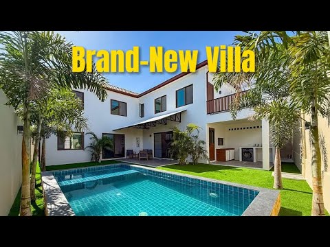 Brand-New Two-Storey Pool Villa for Rent in Beachside Bang Saray, Chon Buri (Pattaya), เทศบาล 5, Bang Sa-re, Sattahip, Chon Buri (Pattaya), 3 Bedrooms, 200 sqm, Single Detached House For Rent, by Naphaphat Nitipakpinyo, 500446093 - DDproperty.com