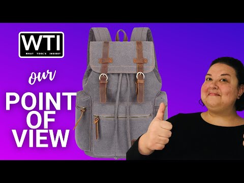 BLUBOON Vintage Backpacks - WTI product video review