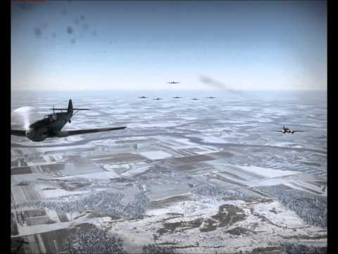 Bf109 Attacking Italian Bombers Full 1