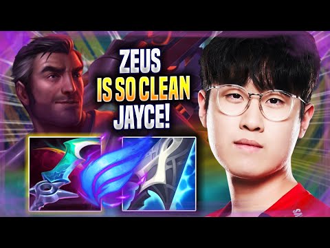 ZEUS IS SO CLEAN WITH JAYCE! - T1 Zeus Plays Jayce TOP vs Tryndamere! | Season 2022