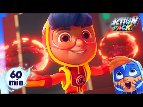 Clay's True Power AWAKENS | Action Pack 🦸 | Action Cartoons For Kids