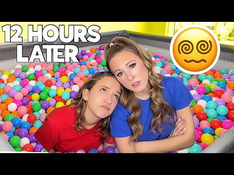 LAST TO LEAVE THE BALL PIT CHALLENGE 😱🤞🏼 KAYLA VS KALLI