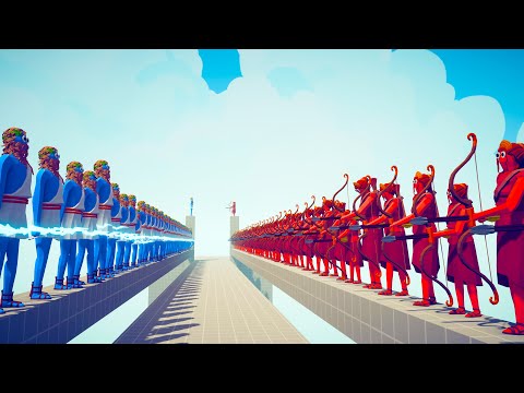 50vs50 ARTEMIS vs EVERY RANGED UNIT - Totally Accurate Battle Simulator TABS