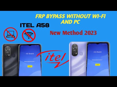 Frp Bypass New Method 2023: Itel A58 Google Account without wifi and PC