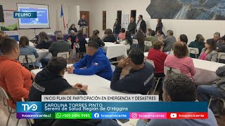 En Peumo Seremi de Salud da inicio al plan de participación en emergencias y desastres
