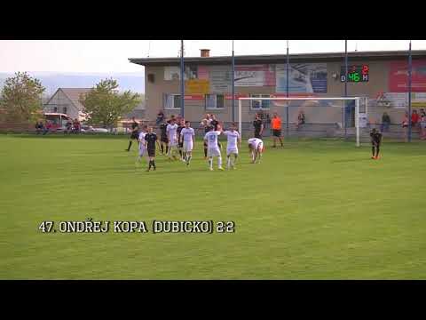 19. kolo: Dubicko - 1. HFK Olomouc B 4:3 (1:2)