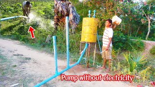 Download lagu Pressured Pump from Deep well, Amazing Auto water motion from deep river using pressure tank mp3