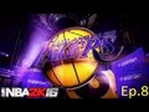 (02-28-2016) NBA 2K16 PS4 Lakers MyGM Ep.8 - October 2016 vs Spurs