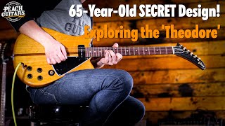 Video thumbnail for Gibson’s Brand New, 65-Year-Old SECRET Design!… Exploring the ’Theodore’ by Peach Guitars