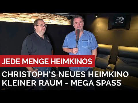 Christoph's new home theater – Small space – Mega fun – Planned and built by us! #HomeTheaterCons...