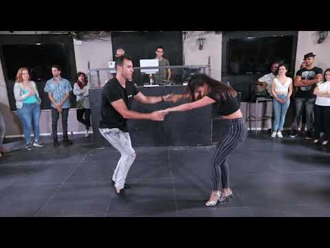Bachata demo with isgav itzhak & iren raz at The complex 27/10/18