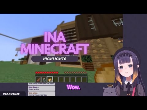 【Ninomae Ina'nis】 Minecraft highlights - Hololive New Server【English Sub】