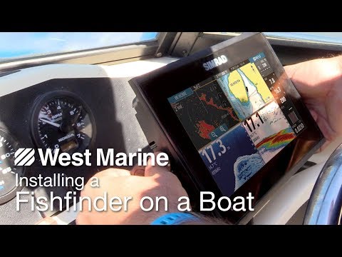 Installing a Simrad GO9 on an Arima Boat