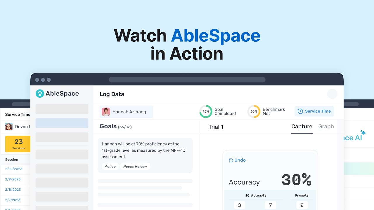 IEP Data Collection | Special Education Data Collection - AbleSpace App