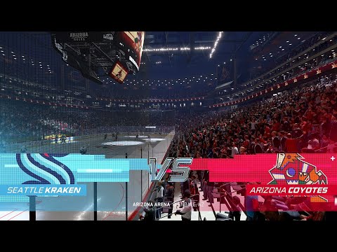 NHL 22 - Seattle Kraken vs. Arizona Coyotes [1080p 60 FPS]