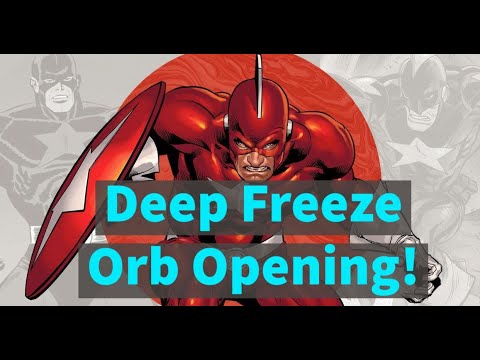 Deep Freeze Orb Opening! How Many Red Guardian Shards? | Marvel Strike Force - Free to Play