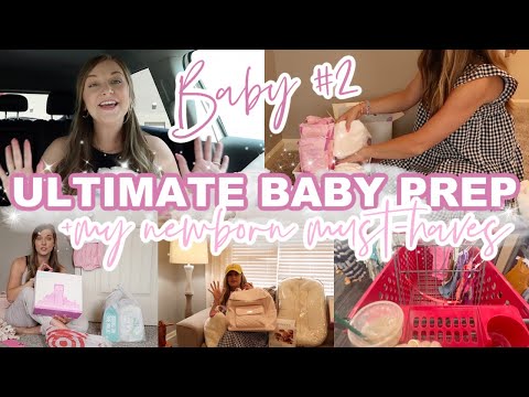 GETTING READY FOR BABY #2! | BABY PREP + NEWBORN MUST HAVES | A NESTING VLOG | Lauren Yarbrough
