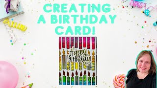 Finally! Crafting with Simon Hurley’s Candles Stamp & Stencil Set