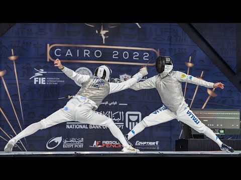 Cairo 2022 Team Men's Foil Fencing World Championships Finals' Highlights