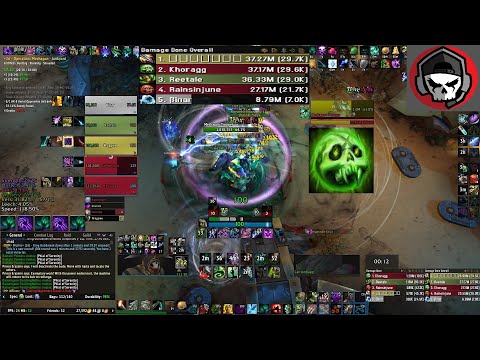 S4 Mechagon Junkyard 26++ | 29.6k Overall Unholy DK Pov | World of Warcraft