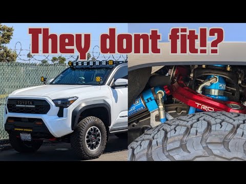 Installing new KING SHOCKS on 2024 Tacoma... Almost / How To