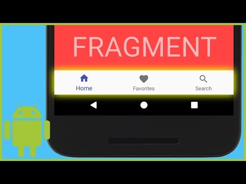 BottomNavigationView with Fragments Android Studio Tutorial