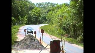 preview picture of video 'Costa do Dendê, Ituberá, rodovia estadual abandonada.'